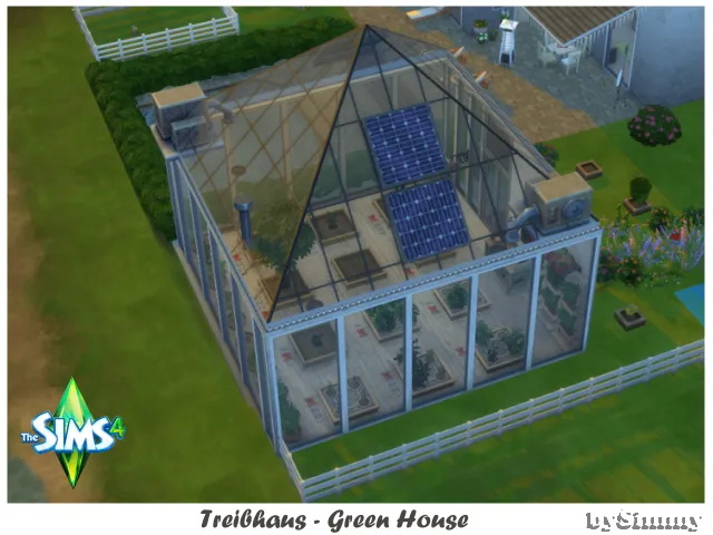 Sims 4 Green House by Simmy at All 4 Sims
