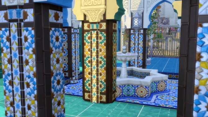 Sims 4 Villa Rabat   Moroccan Style Home by DominoPunkyHeart at Mod The Sims 4