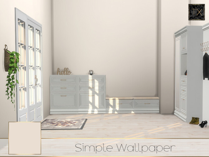 Sims 4 TX Simple Wallpaper set by theeaax at TSR