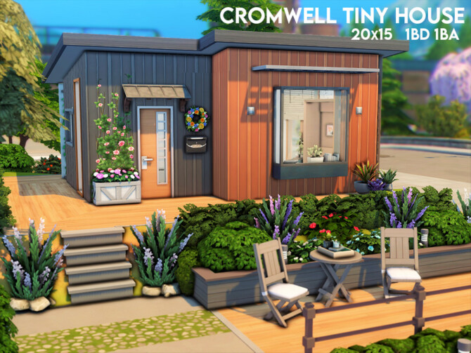 Sims 4 Cromwell Tiny House by xogerardine at TSR