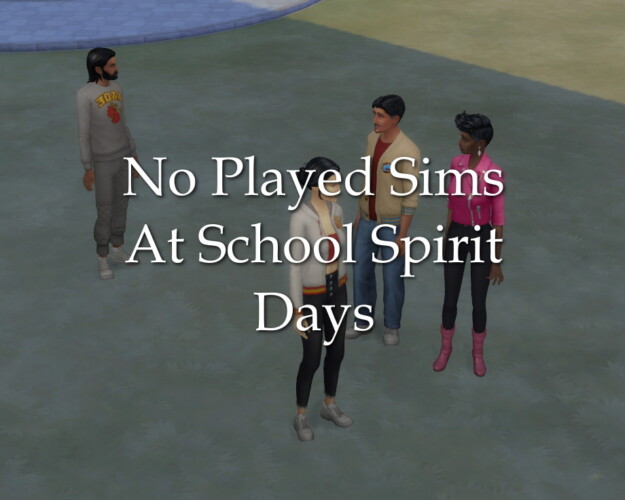 No Played Sims At School Spirit Days By Lazarusinashes