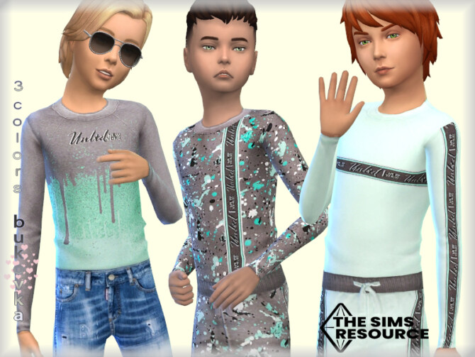 Sims 4 Shirt Long Sleeve by bukovka at TSR