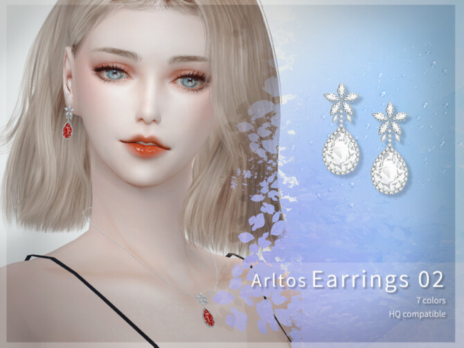 Sims 4 Earrings 02 by Arltos at TSR