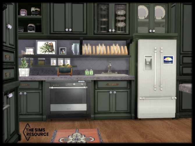 Sims 4 Country Kitchen set by seimar8 at TSR