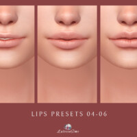 Lips Presets 04-06