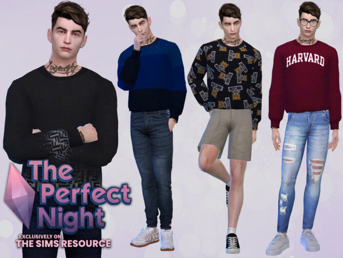 Sims 4 Granz Tucked Sweater by McLayneSims at TSR