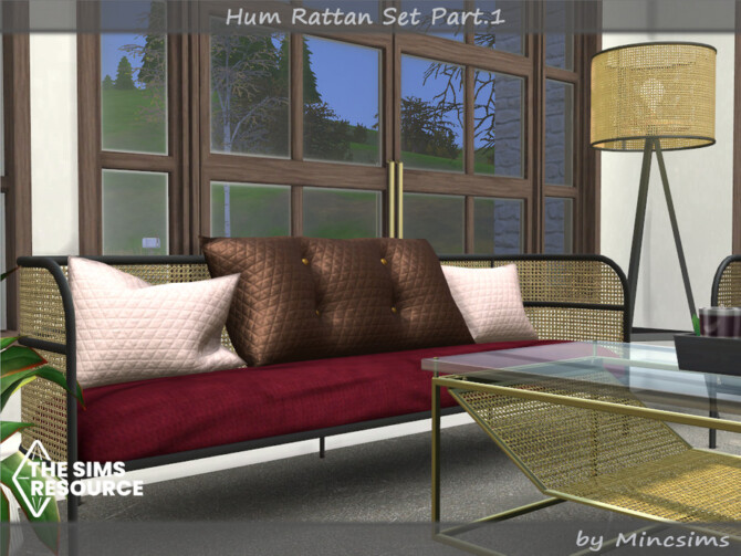 Sims 4 Hum Rattan Set Part.1 by Mincsims at TSR