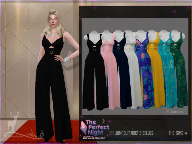 Sims 4 Jumpsuit Noctis Bellus by DanSimsFantasy at TSR