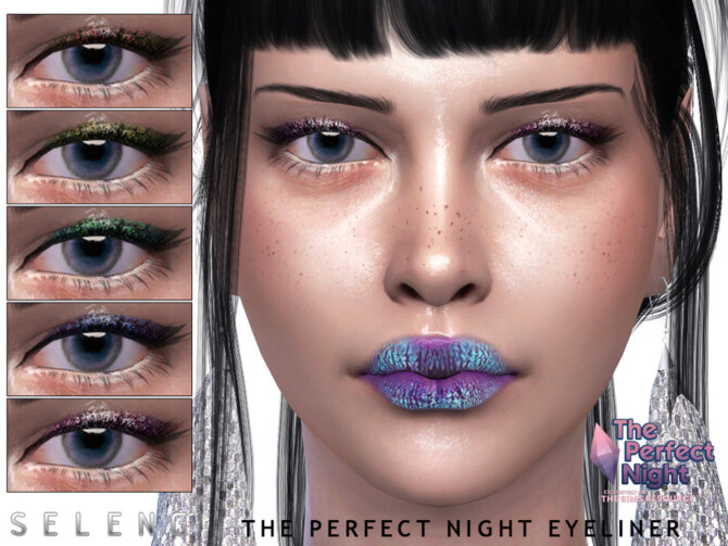Sims 4 The Perfect Night Eyeliner by Seleng at TSR