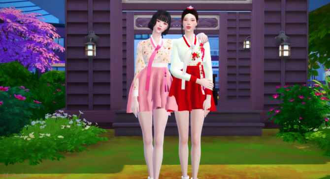 Sims 4 Modern Hanbok at Mochachiii