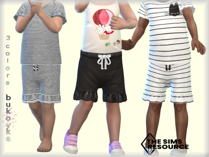Sims 4 Shorts Cat by bukovka at TSR