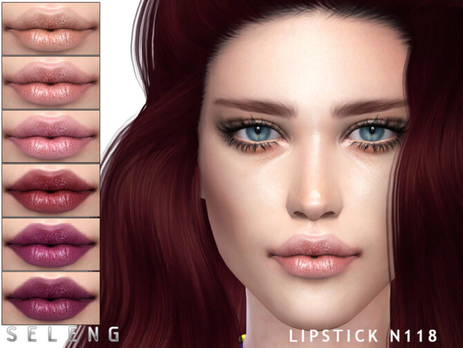 Sims 4 Lipstick N118 by Seleng at TSR