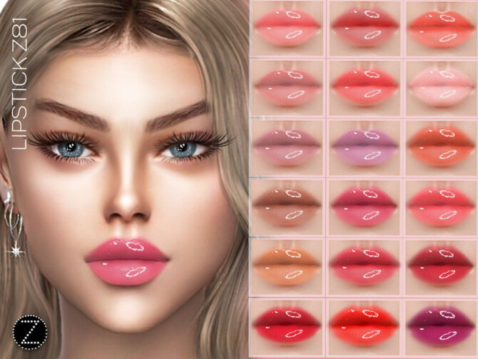 Sims 4 LIPSTICK Z81 by ZENX at TSR