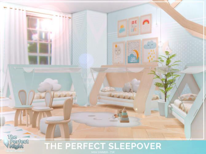 Sims 4 The Perfect Sleepover by Mini Simmer at TSR