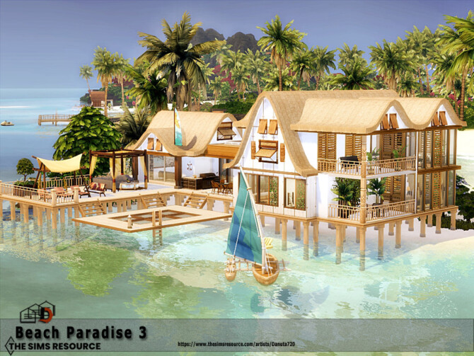 Sims 4 Beach Paradise 3 by Danuta720 at TSR