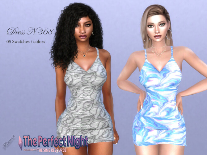 Sims 4 DRESS N 368 by pizazz at TSR
