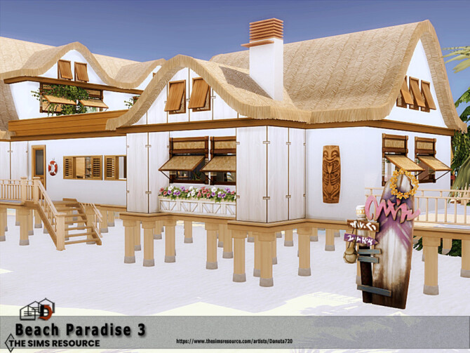 Sims 4 Beach Paradise 3 by Danuta720 at TSR