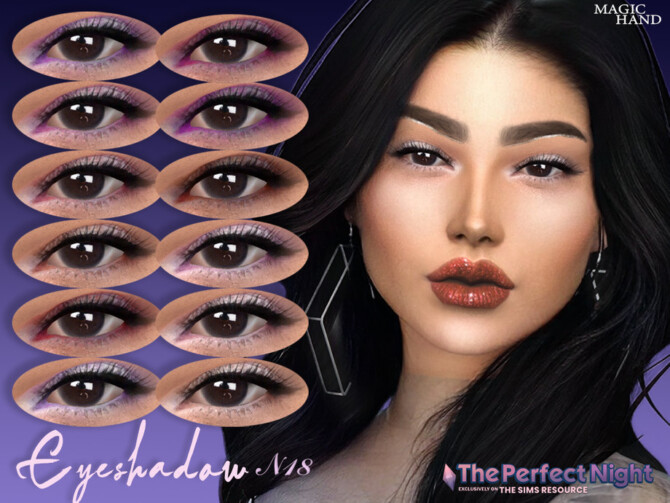 Sims 4 Eyeshadow N18 by MagicHand at TSR