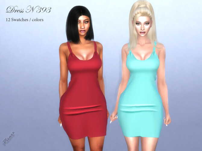 Sims 4 Evening gown N 393 by pizazz at TSR