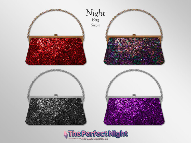Sims 4 The Perfect Night Night Bag by Suzue at TSR