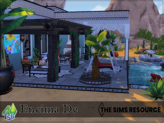 Sims 4 Encima De house by bozena at TSR