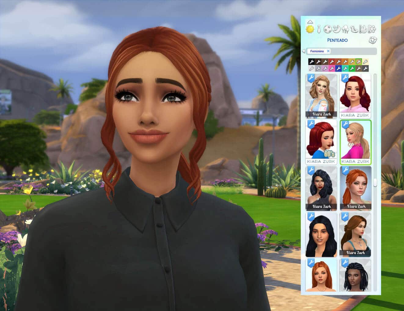 Alisha Hairstyle at My Stuff Origin » Sims 4 Updates