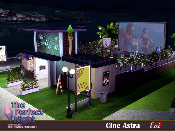 Sims 4 The Perfect Night Cine Astra by evi at TSR