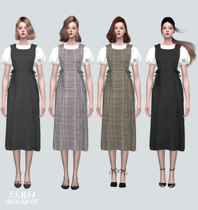 Sims 4 Sweet H5 Midi Dress at Marigold