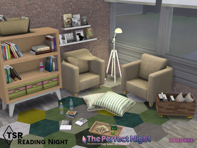 Sims 4 The Perfect Reading Night by kardofe at TSR