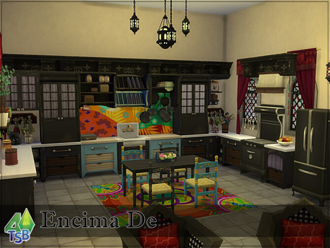 Sims 4 Encima De house by bozena at TSR