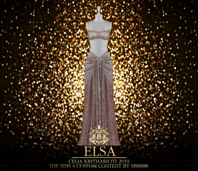 Sims 4 ELSA 2019 GOWN at MSSIMS