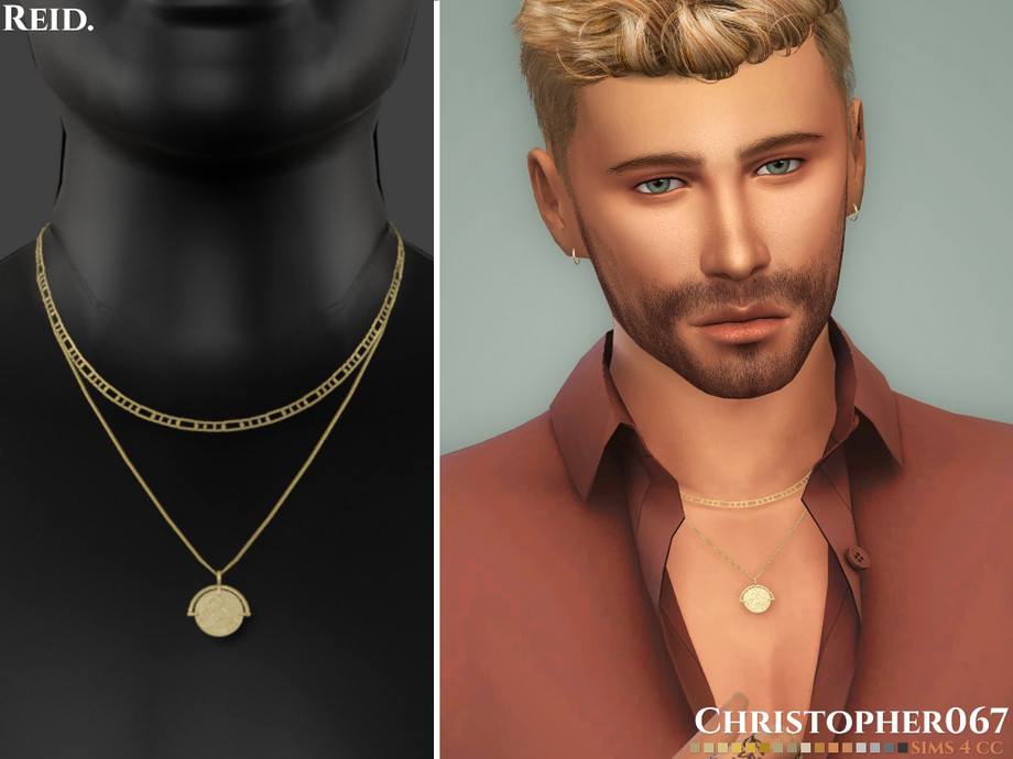 Reid Necklace by Christopher067 at TSR » Sims 4 Updates