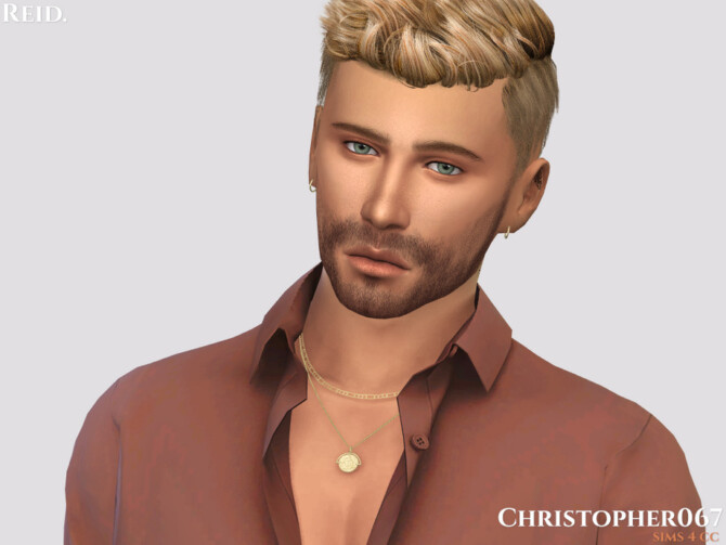 Sims 4 Reid Necklace by Christopher067 at TSR