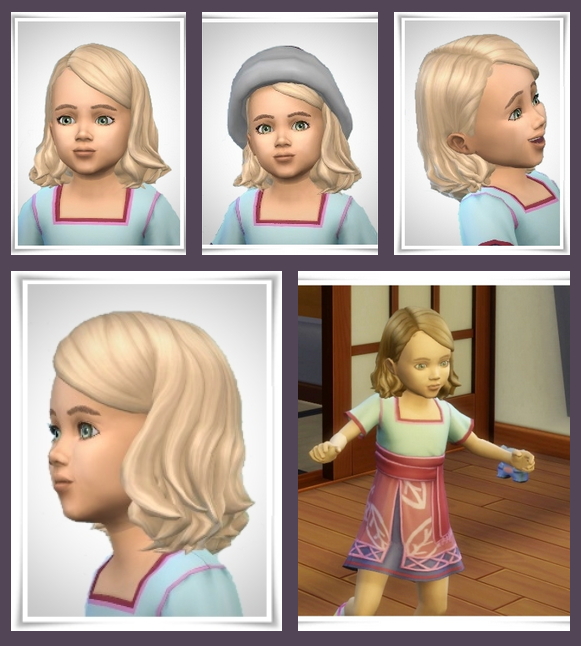 Sims 4 Florike Toddler Hair at Birksches Sims Blog