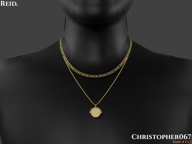 Sims 4 Reid Necklace by Christopher067 at TSR