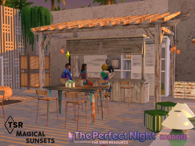 Sims 4 The Perfect Night Magical sunsets by kardofe at TSR