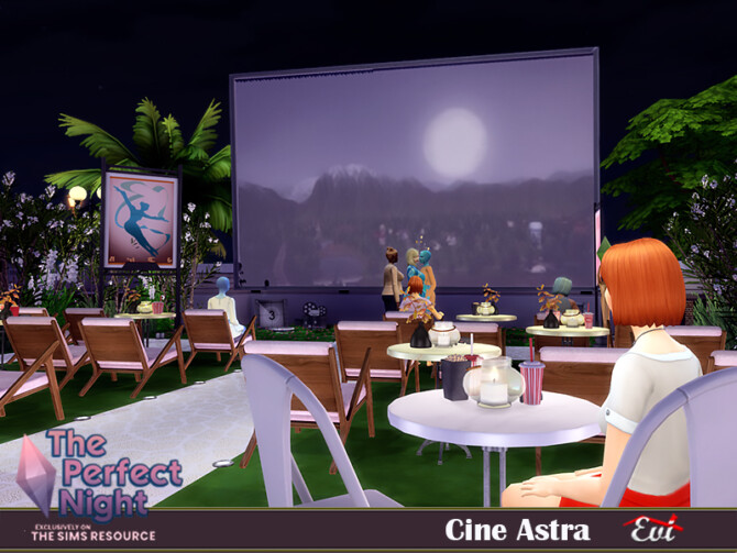 Sims 4 The Perfect Night Cine Astra by evi at TSR