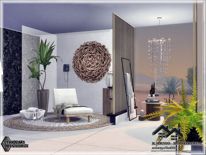 Sims 4 LARMO Bathroom by marychabb at TSR