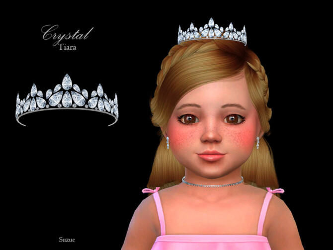 Sims 4 Crystal Tiara Toddler by Suzue at TSR