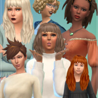 Hair Pack Updated With 6 New Swatches
