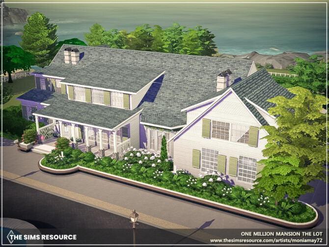 Sims 4 One Million Mansion The Lot by Moniamay72 at TSR