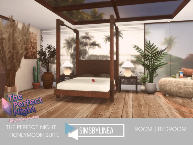 Sims 4 The Perfect Night Honeymoon Suite at TSR