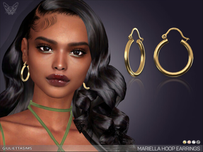 Mariella Hoop Earrings By Feyona