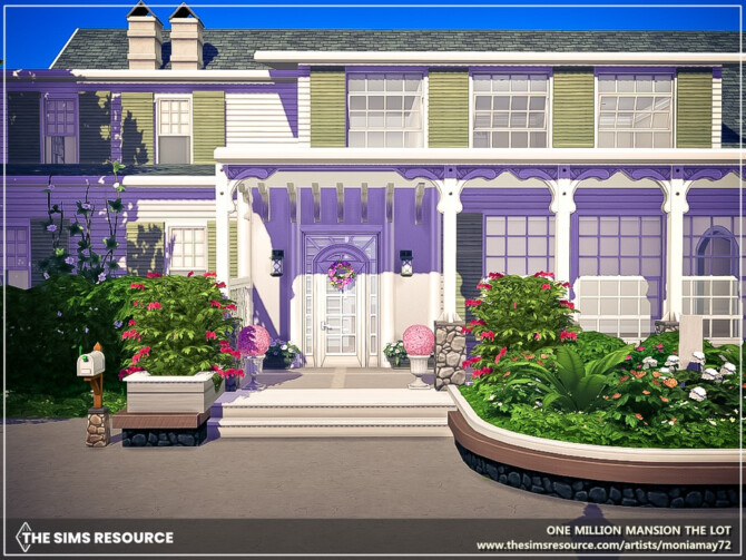Sims 4 One Million Mansion The Lot by Moniamay72 at TSR
