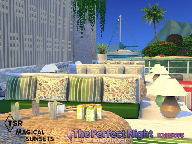 Sims 4 The Perfect Night Magical sunsets by kardofe at TSR