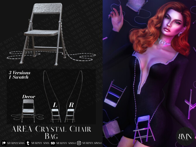 Sims 4 AREA Crystal Chair Bag at MURPHY