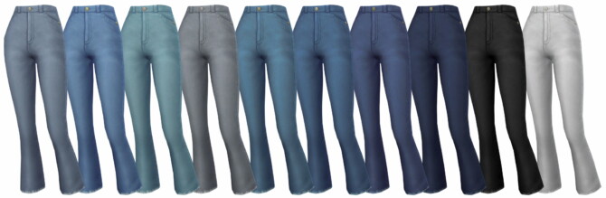 Sims 4 Countdown Jeans at Trillyke