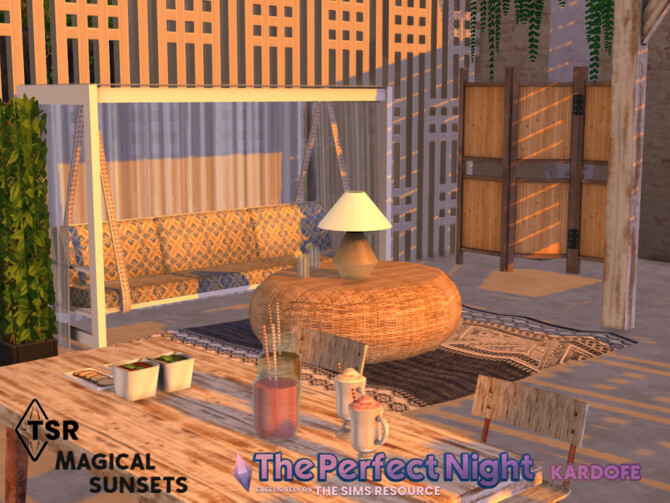 Sims 4 The Perfect Night Magical sunsets by kardofe at TSR