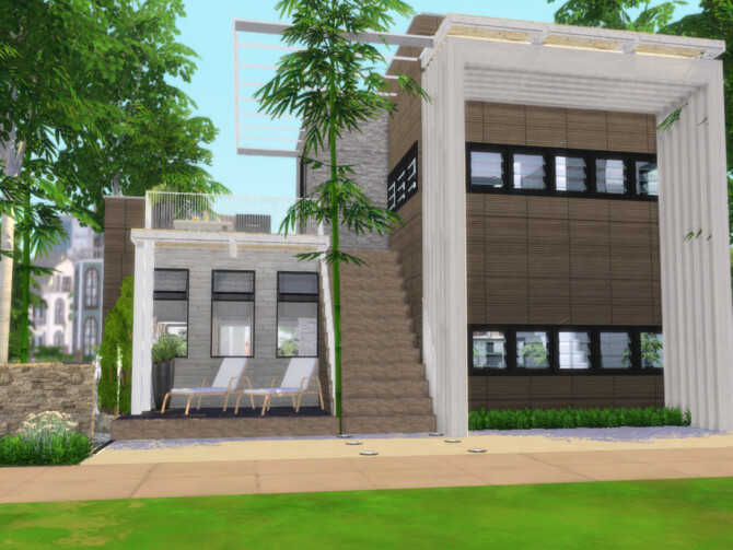 Sims 4 Simple Living House by Suzz86 at TSR