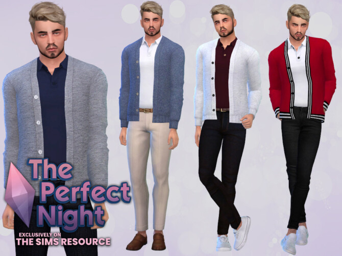 Sims 4 Baretto Cardigan Top by McLayneSims at TSR